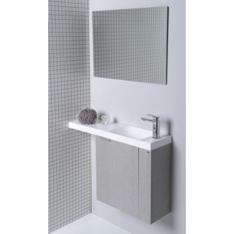 LATUS VI umývadlová skrinka 50x50x22cm, pravá, dub strieborný (55820) LT610-1111