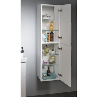 THEIA skrinka vysoká 35x140x30cm, 2x dvierka, ľavá/pravá, biela (62032LP) TH350-3030
