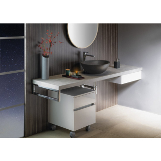 AVICE skrinka na kolieskach, 2x zásuvka 45x57x48, 5cm, biela (AV063) AV063-3030