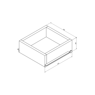 ESPACE vnútorná zásuvka 256x100x280mm pre ESC230, ESC330, ESP530 a ESP630 (ESP999) ESC999