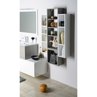 ESPACE otvorená policová skrinka 20x94x22cm, dub strieborný (ESP131) ESC130-1111