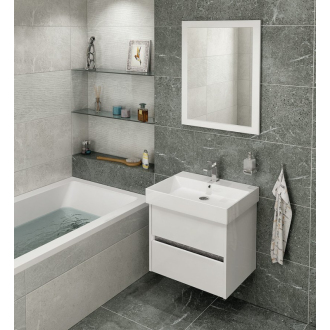NIRONA umývadlová skrinka 57x51,5x43 cm, biela (NR060) NR060-3030