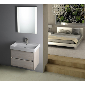 NIRONA umývadlová skrinka 57x51,5x43 cm, dub Mocca (NR061) NR060-1212