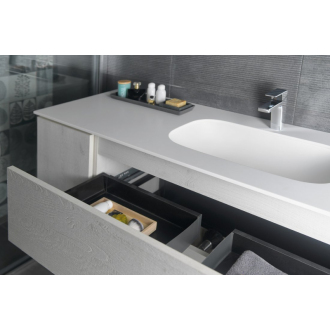 TREOS umývadlová skrinka 110x53x50, 5cm, dub Polar (TS112) TS110-1010