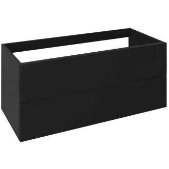 TREOS skrinka zásuvková 110x53x50, 5cm, čierna mat (TS116) TS115-3535