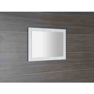 TREOS zrkadlo v ráme 750x500x28mm, dub Polar (TS752) TS750-1010