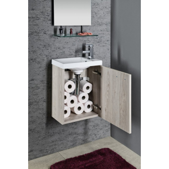 LATUS X umývadlová skrinka 39,4x50x22cm, dub Mocca (LT111) LT110-1212