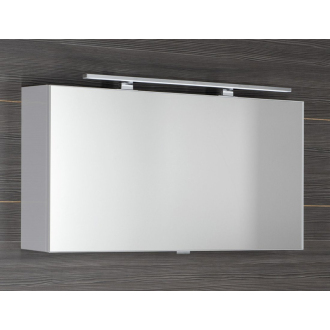CLOE galerka s LED osvetlením 100x50x18cm, biela (CE100) CE100-0030