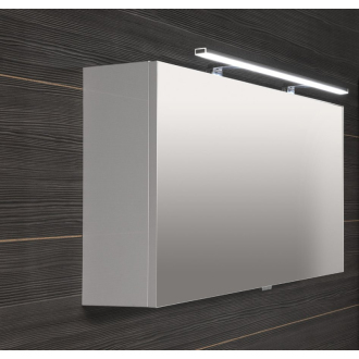 CLOE galerka s LED osvetlením 100x50x18cm, biela (CE100) CE100-0030