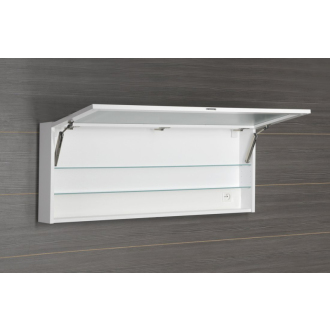 CLOE galerka s LED osvetlením 120x50x18cm, biela (CE120) CE120-0030