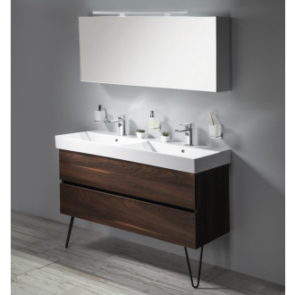 CLOE galerka s LED osvetlením 120x50x18cm, biela (CE120) CE120-0030