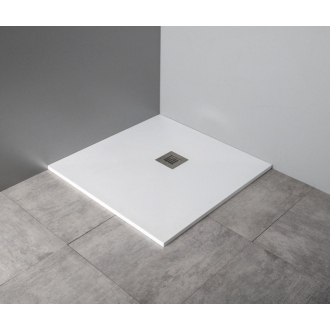 MITIA sprchová vanička z liateho mramoru, obdĺžnik 140x90x3 cm, biela PMB14090