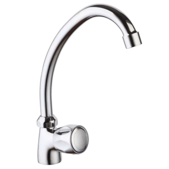 Aqualine &quot;Stojánkový ventil 1/2&quot;&quot;, otočná hubica, chróm&quot; ZY1807