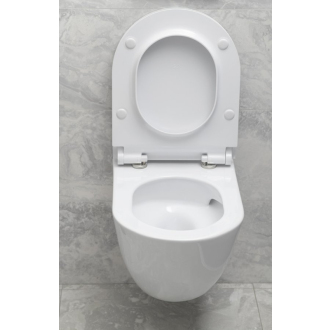 PURA závesná WC misa, Swirlflush, 55x36 cm, biela dual-mat 881509