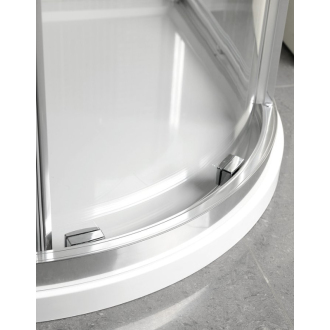 LUCIS LINE štvrťkruhová sprchová zástena, 900x900mm, R550, číre sklo DL2615