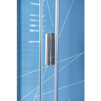 EASY LINE štvorcová sprchová zástena 900x900mm, číre sklo EL5115