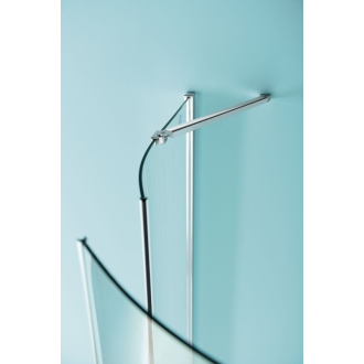 ZOOM LINE štvrťkruhová sprchová zástena 900x900mm, číre sklo, pravá ZL2615R