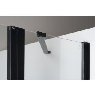 ZOOM LINE BLACK sprchové dvere 1400mm, číre sklo ZL1314B