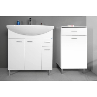 Aqualine ZOJA/KERAMIA FRESH skrinka spodná s košom 50x78x29cm, biela 51310