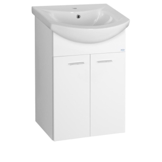 Aqualine ZOJA umývadlová skrinka 50,5x74x30cm, biela 51055A