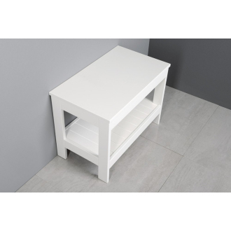 ETIDE policový regál nízky 61x45x36 cm, biela mat ET061