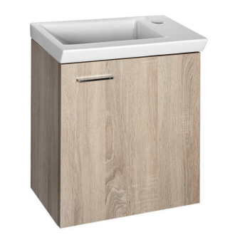 Aqualine ZOJA/KERAMIA FRESH umývadlová skrinka 44x50x25,3cm, dub platin 51046DP
