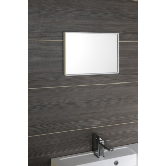Aqualine Zrkadlo 40x30cm, plastový biely rám 22436