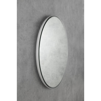 FLOAT okrúhle LED podsvietené zrkadlo, priemer 600mm, biela 22559