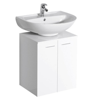 Aqualine DINO skrinka pod umývadlo 50x30x50cm, biela 57030