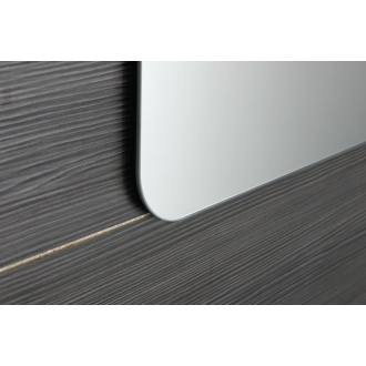 ISHAPE zrkadlo 1000x500mm, zaguľatené rohy, bez úchytu AG510