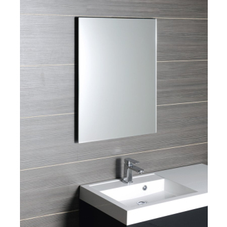 ACCORD zrkadlo s fazetou 400x600mm, zaguľatené rohy, bez úchytu MF422