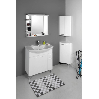 Aqualine ZOJA/KERAMIA FRESH skrinka rohová 35x78x35cm, biela 50321