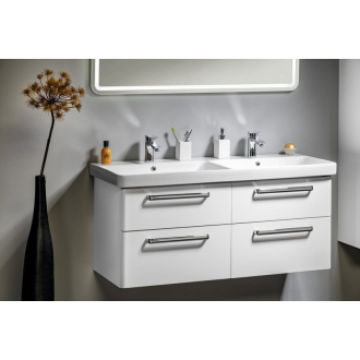 THEIA dvojumývadlová skrinka 116x50x44, 2cm, 4xzásuvka, biela (TH120) TH120-3030