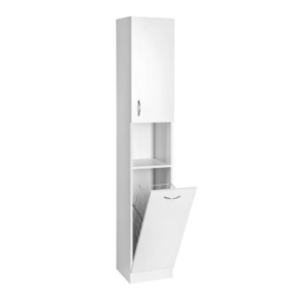 Aqualine SIMPLEX ECO vysoká skrinka s košom 30x180x30cm SIME310