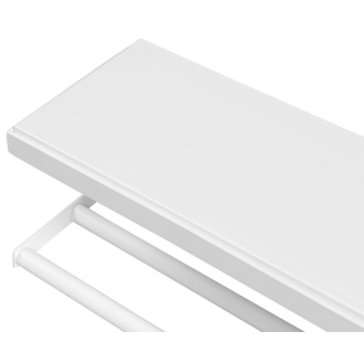 SKA nástenná polica 450x140x160mm, biela mat s bielou MDF doskou SKA411