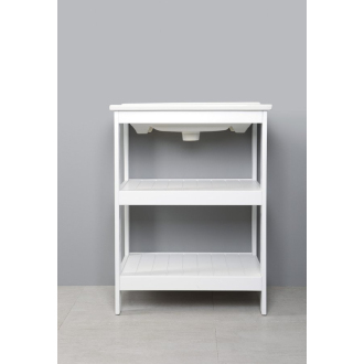 ETIDE policová umývadlová skrinka 61,5x85x44 cm, biela mat ET610