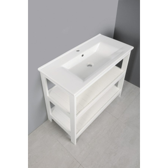 ETIDE policová umývadlová skrinka 81,5x85x44 cm, biela mat ET830