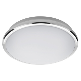 SILVER stropné LED svietidlo pr.28cm, 10W, 230V, denná biela, chróm AU460