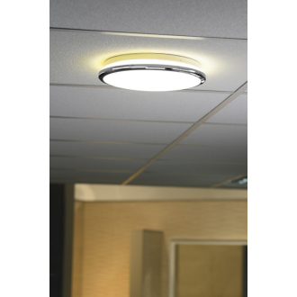 SILVER stropné LED svietidlo pr.28cm, 10W, 230V, denná biela, chróm AU460
