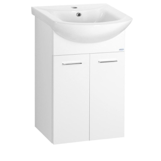 Aqualine ZOJA umývadlová skrinka 41,5x74x25,3cm, biela 51045A