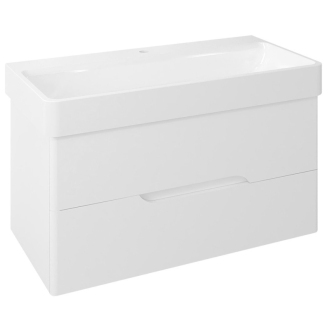 MEDIENA umývadlová skrinka 96,5x50,5x48,5cm, biela mat/biela mat MD100