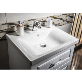 Aqualine FAVOLO umývadlová skrinka 61,5x72,5x44cm, biela mat FV265