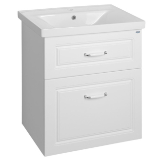 Aqualine FAVOLO umývadlová skrinka 61,5x72,5x44cm, biela mat FV265