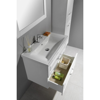 Aqualine FAVOLO umývadlová skrinka 76,5x60x44,6cm, biela mat FV280
