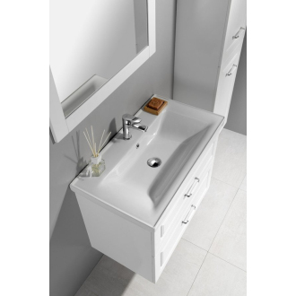 Aqualine FAVOLO umývadlová skrinka 76,5x60x44,6cm, biela mat FV280