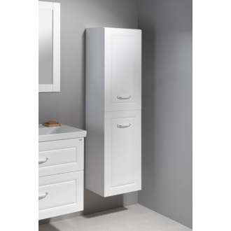 Aqualine FAVOLO vysoká skrinka košom 40x150x31cm, biela mat FV160