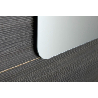 ISHAPE zrkadlo 1200x600mm, zaguľatené rohy, bez úchytu AG612
