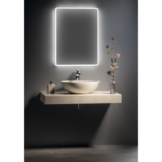 PIRI zrkadlo s LED osvetlením 60x80cm PR600
