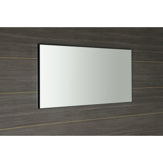 AROWANA zrkadlo v ráme 1200x600mm, čierna mat AWB1260