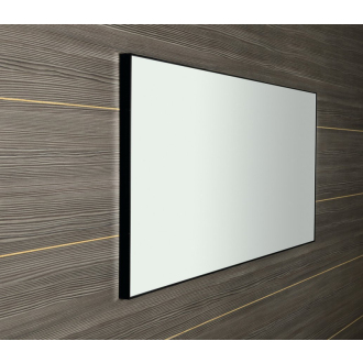 AROWANA zrkadlo v ráme 1200x600mm, čierna mat AWB1260